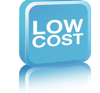 Low Cost Sign - blue